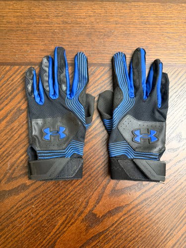 Under Armour Clean Up Batting Gloves: Medium Excellent Condition