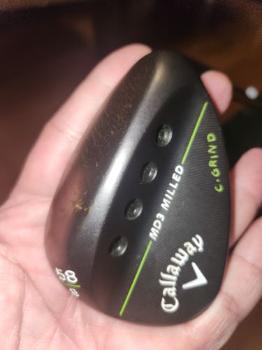Callaway MD3 Milled Black C-Grind Right Handed Wedge Wedge Flex Steel Shaft (Used)