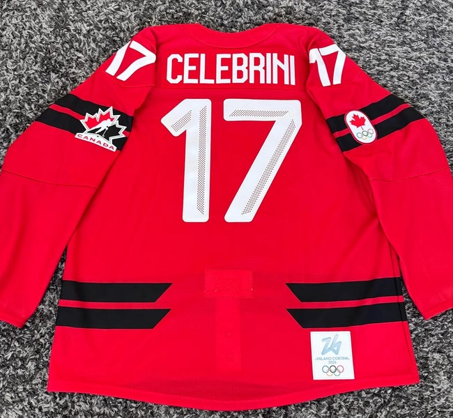 New Bauer Semi-Pro Macklin Celebrini Team Canada Olympics 2026 jersey W Milano Patch like game worn!