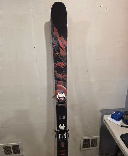 Used 2025 All Mountain 179 cm Nordica Enforcer 99 Skis With Marker Jester 16 Bindings