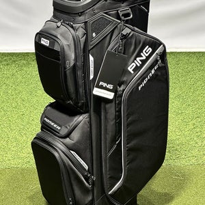 PING 2026 Pioneer 244 Cart Golf Bag 15-Way Divider Color: Black/White NEW!
