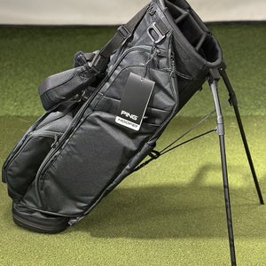 PING Hoofer 231 5-Way Divider Stand Carry Golf Bag BLACK - No Logo - NEW!