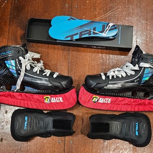 2025 True Custom Pro Hockey Goalie Skates Regular Width Pro Stock 11 (Used)