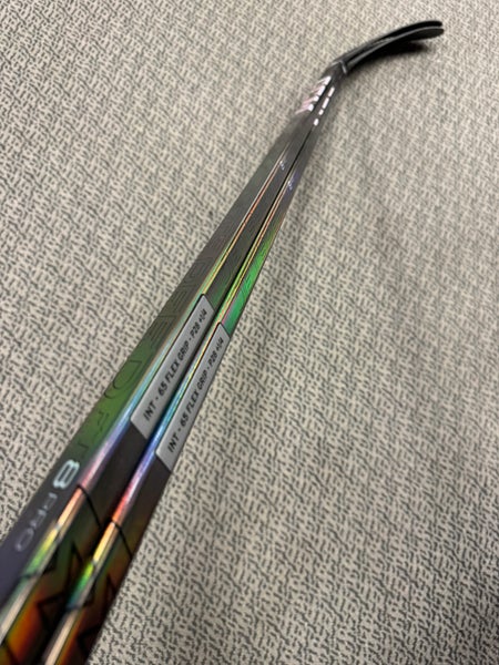 2-Pack Intermediate Charcoal CCM JetSpeed FT8 Pro Left Hand Hockey Stick P28+1/4 65 Flex (New)