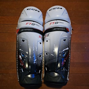 Junior CCM Jetspeed FT8 Pro 13" Shin Pads (Used)