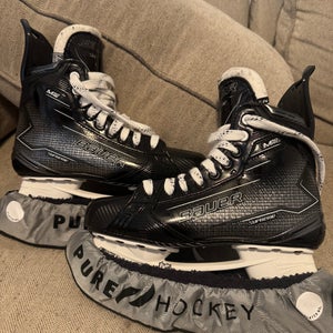 Black Bauer Supreme M50 Pro Hockey Skates Regular Width 7.5 (Used)
