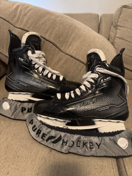 Black Bauer Supreme M50 Pro Hockey Skates Regular Width 7.5 (Used)