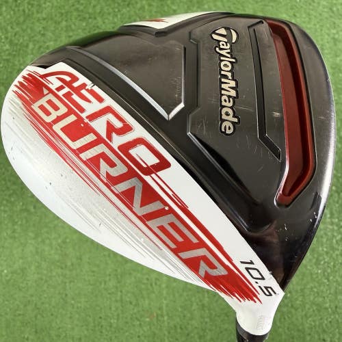 TaylorMade AeroBurner White Driver 10.5 UST Mamiya Helium F4 Stiff Flex 45