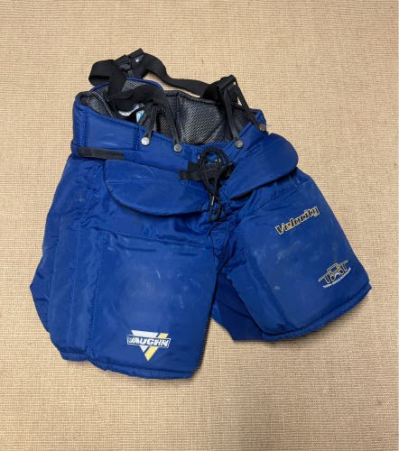 Vaughn Velocity V2 7000 Hockey Goal Pants SR Small With Bauer Suspenders Used