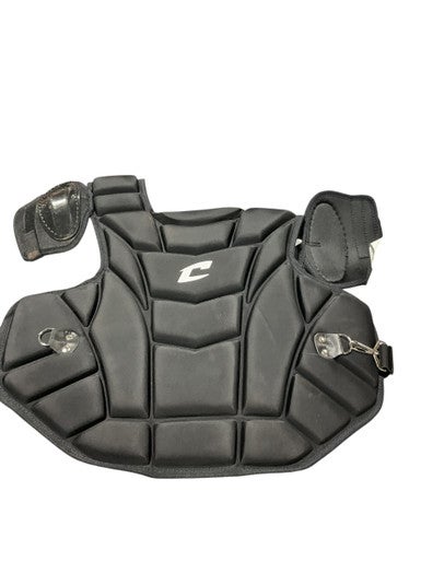 Used Champro BLACK CATCHER CHEST GUARD Catchers Chest Protector Black Adult 11834-S000046751