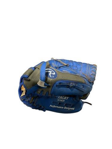 Used Rawlings SAVAGE BB GLOVE BB/SB Glove RH Throw Royal Blue 10" 11834-S000046833