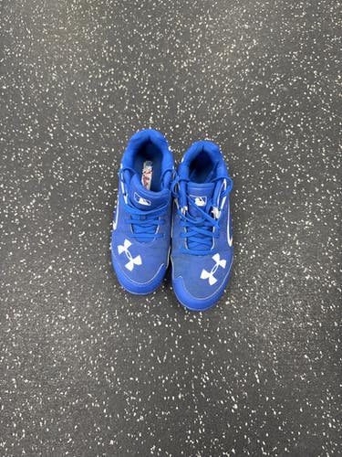 Used Under Armour BB/SB Cleats Royal Blue Junior 01.5 11849-S000036926