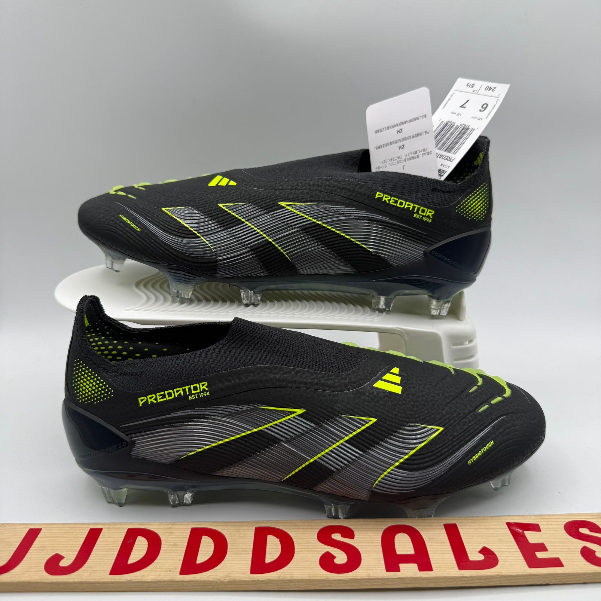 Adidas Predator Elite FG Electric Stealth Pack JI1085 Soccer Men’s New Adidas Predator Elite FG Electric Stealth Pack JI1085 Men main image 2