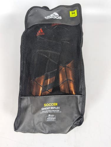 Adidas Ghost Reflex CF0128 Soccer Shin and Ankle Protection Size: M (5'3 - 5'9)