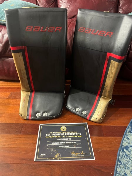 laurent brossoit pro stock - Vegas Golden Knights - Game Worn - (Only Decorative, Not Playable)