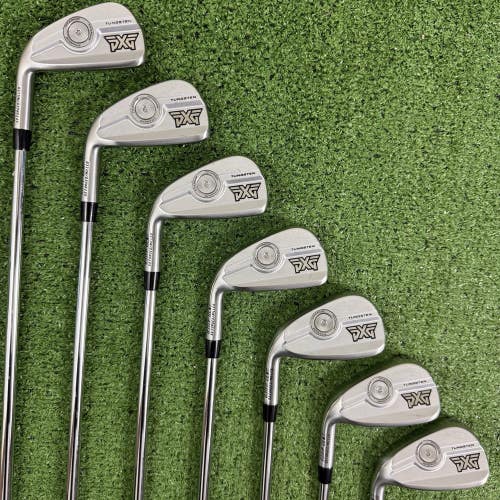 PXG 0311P Gen 7 Iron Set 4-PW Accra iSeries 125g Extra Stiff Flex Left Handed