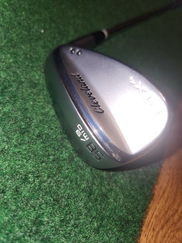 Cleveland RTX4 Black Satin Right Handed Wedge Stiff Flex 58 Degree Steel Shaft (Used)