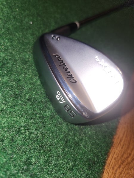 Cleveland RTX4 Black Satin Right Handed Wedge Stiff Flex 58 Degree Steel Shaft (Used)