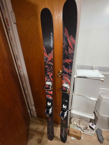 Used 2025 All Mountain 179 cm Nordica Enforcer 99 Skis With Marker Jester 16 Bindings