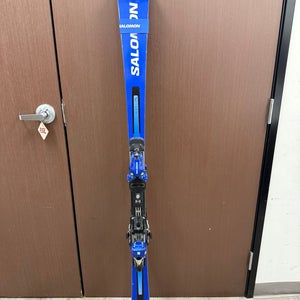 Unisex 2024 Salomon S/Race SL FIS 165 cm Racing Skis With Bindings Max Din 12 (Used)