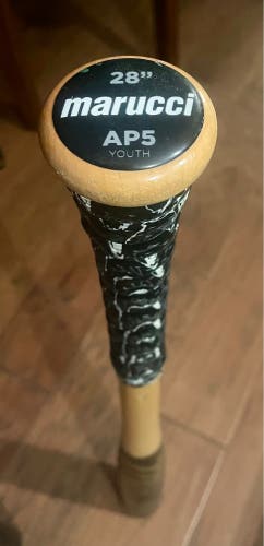 Marucci AP5 Wood Youth Bat 28" (Used)
