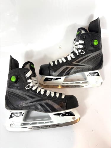 Reebok platinum Pump Hockey Skates Wide Width 9 (Used)