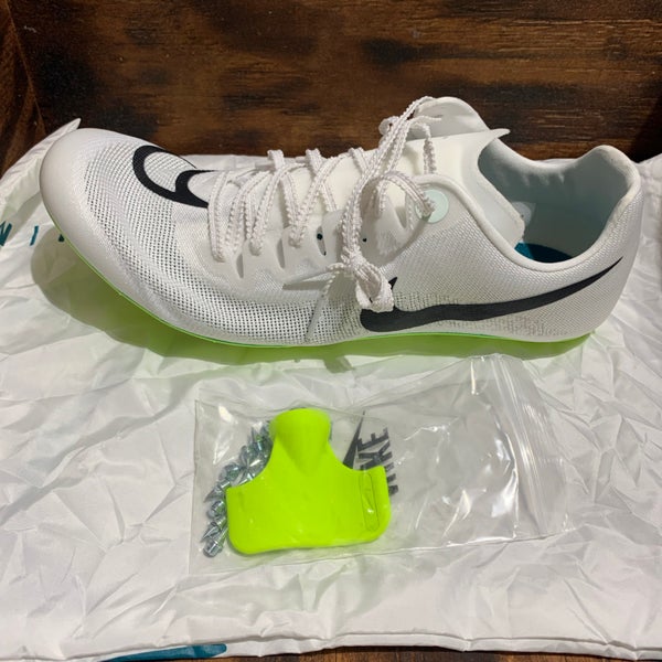 Nike Zoom Ja Fly 4 White Bright Spruce Track Spikes Men’s Size 10.5 DR2741-102