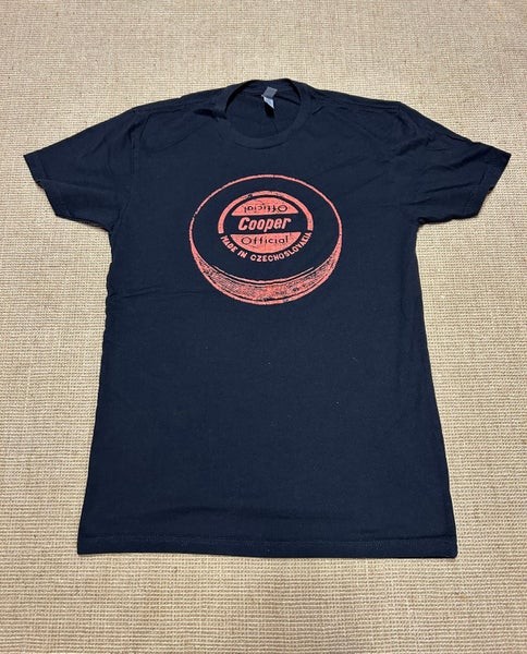 Old School Vintage Cooper Hockey Puck T-shirt