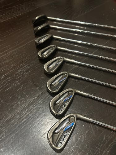 2014 Ping G30 Right Handed Iron Set Stiff Flex (8 Clubs) #4 - #9, PW, SW Steel Shaft (Used)