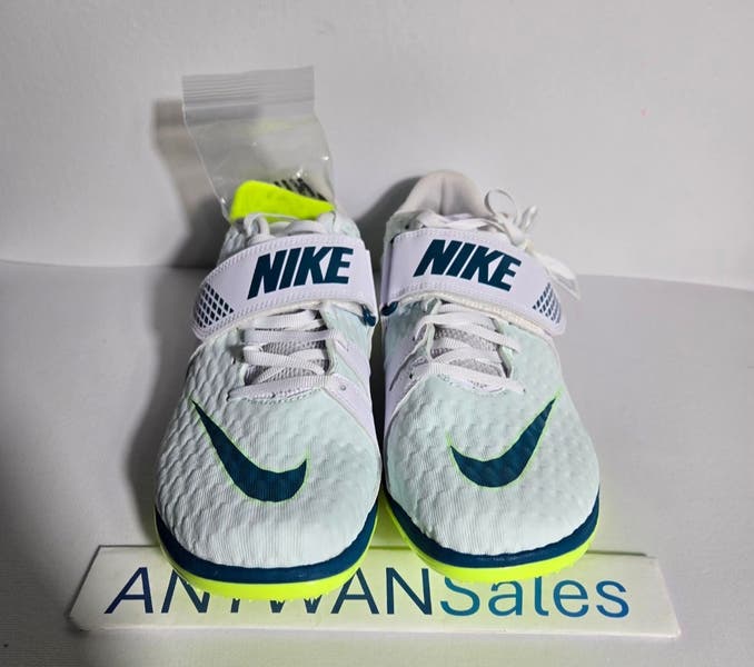 Nike Zoom High Jump HJ Elite White Green Track Spikes FZ9636  display picture 1