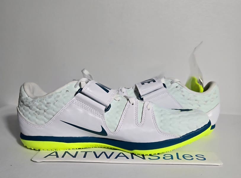 Nike Zoom High Jump HJ Elite White Green Track Spikes FZ9636  display picture 1
