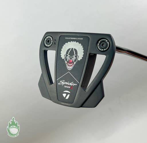 Used TaylorMade Spider Tour Z Nightmare Clown 37" Putter Black Steel Golf Club