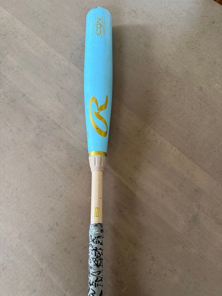 2025 Rawlings Icon Pro Preferred BBCOR Certified Bat (-3) 28 oz 31" (Used)