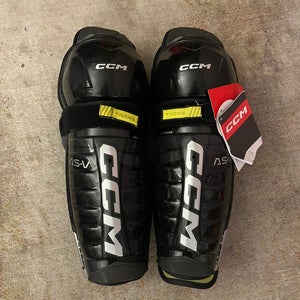 Junior CCM Tacks AS-V 13" Shin Pads (New)