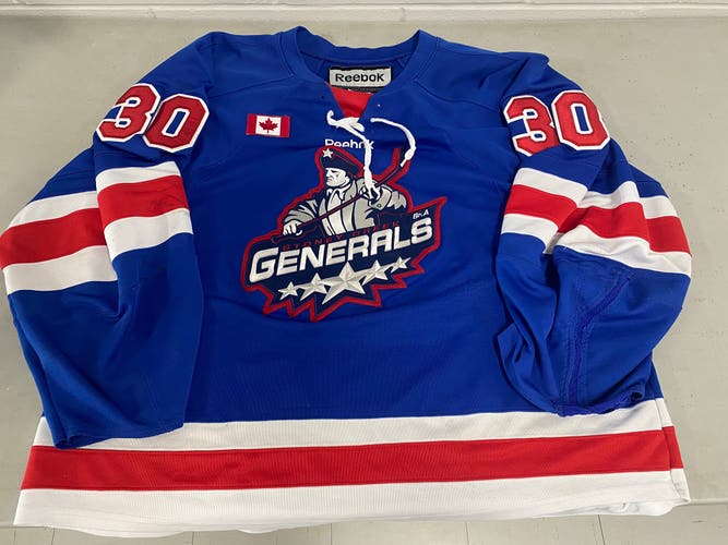 Generals Goalie Cut Jersey (Used)