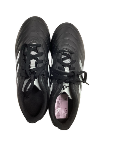 Used Adidas Soccer Indoor Shoes Black Junior 04.5 11613-S000177321