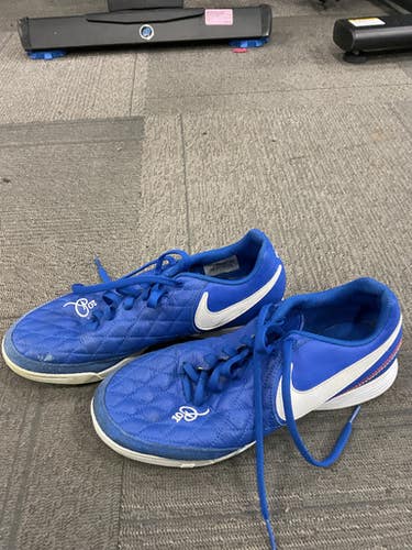 Used Nike TIEMPO Soccer Indoor Shoes Royal Blue Senior 8.5 11614-S000231278