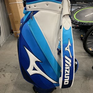 Used Mizuno STAFF BAG Mens Cart Bag Royal Blue 11614-S000231154