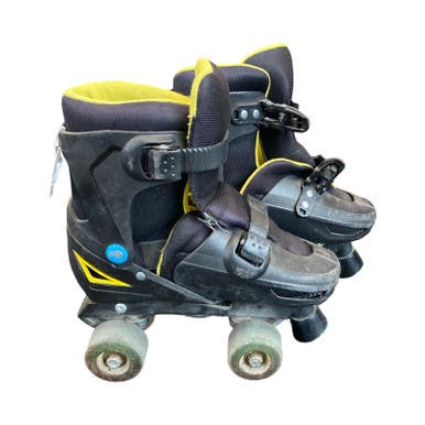 Used STREET FLYERS Junior Roller Quad Skates Black Adjustable 11883-S000157591