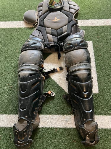 Black/Gray All Star System 7 Catcher's Set (Used)