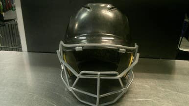 Used Under Armour HELMET W/MASK Batting Helmet w/Mask Black SM 11868-S000067671