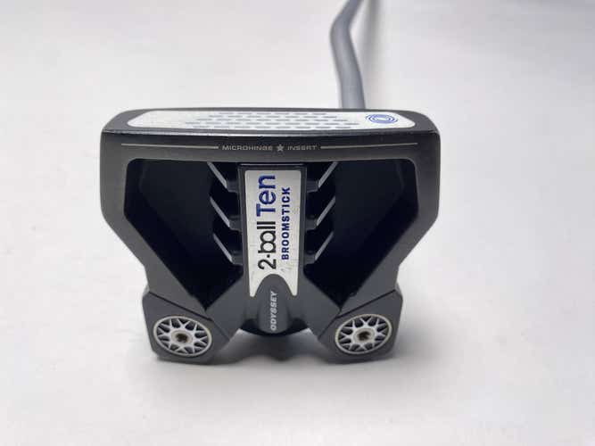 Odyssey 2-Ball Ten Lined Broomstick Putter 39" Mens RH - Cut Down