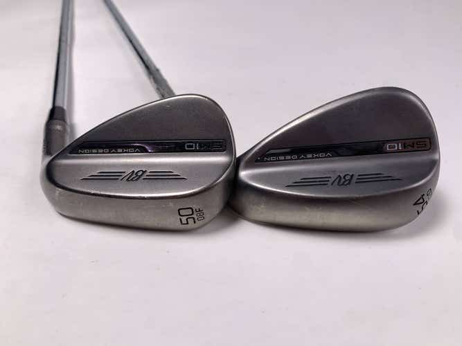 Titleist Vokey SM10 Nickel Wedge Set 50* 8 | 54* 12 SM10 Wedge Steel Mens RH