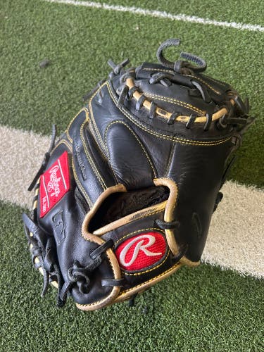 Rawlings Gold Glove Elite RH Catcher's Baseball Glove 32.5" (Used)