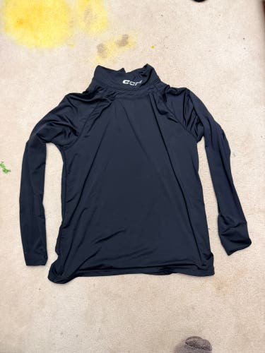 Senior CCM neck guard compression shirt XL