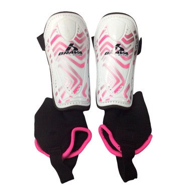 Used Brava Soccer Shin Guards Youth White XS 11760-S000088232