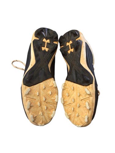 Used Under Armour LEADOFF BB CLEATS BB/SB Cleats White Junior 05 11760-S000088199