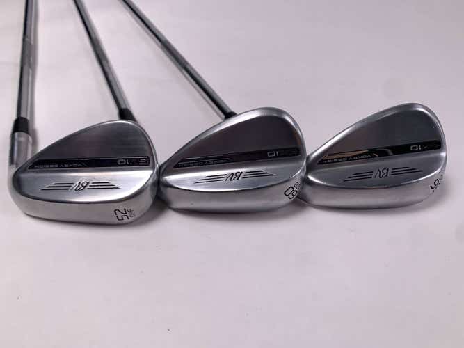 Titleist Vokey SM10 Tour Chrome Wedge Set 52* 8 | 56* 12 | 60* 12 SM10 RH