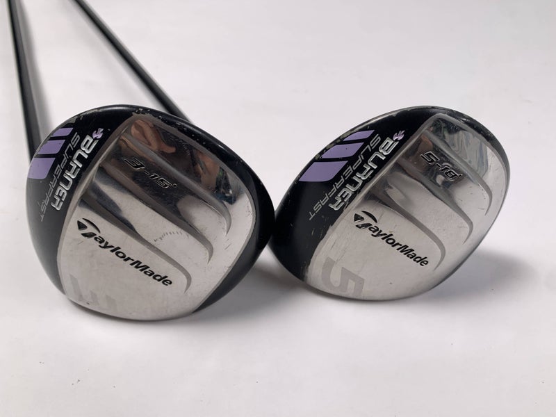 TaylorMade Burner Superfast 3 & 5 Fairway Set 15* 18* Ozik XCON-4.8 Ladies RH