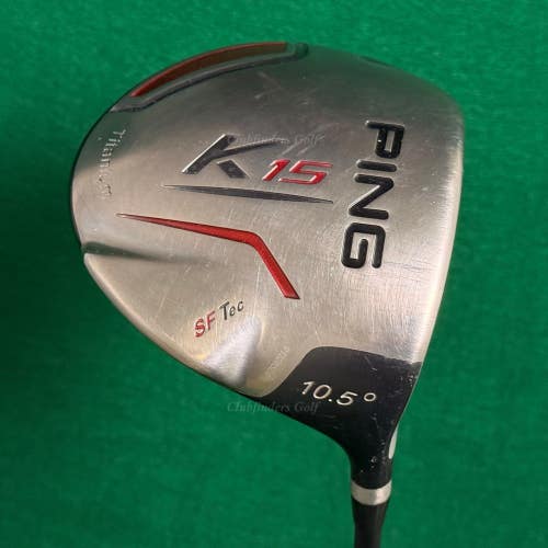 Ping K15 SF Tec Titanium 10.5 Driver Project X LZ14 4.5 53G Graphite Seniors